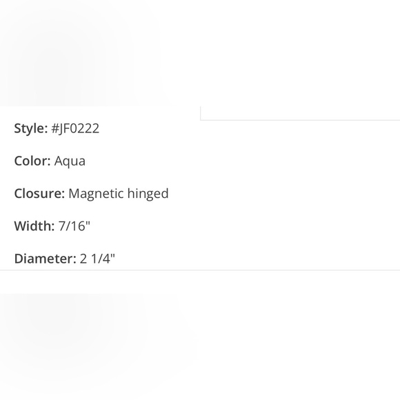 New Brighton Silver Bracelet with Aqua stone - Picture 3 of 4